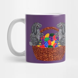 Easter Eggs & Bunnies design Mug